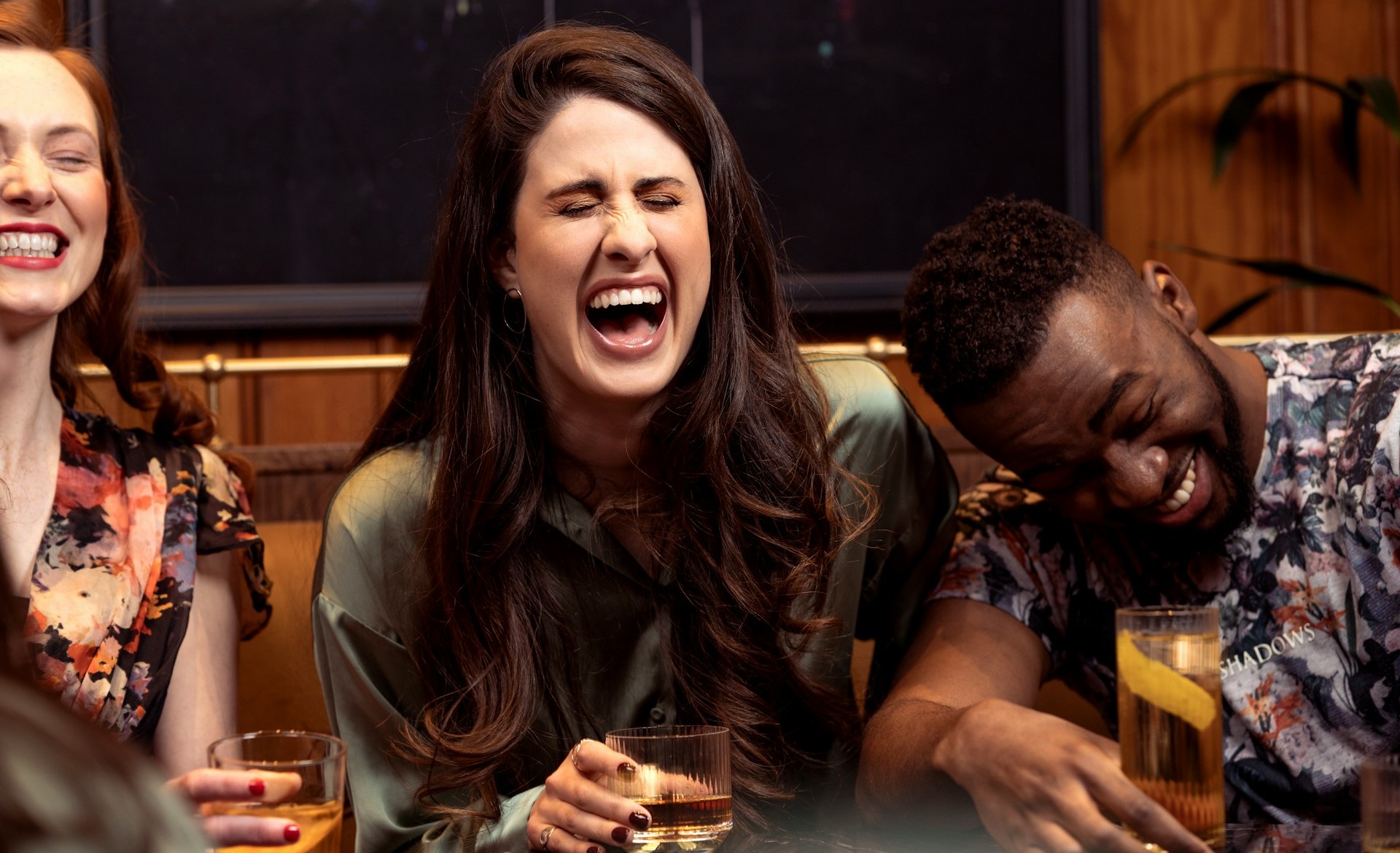 People sharing a joke