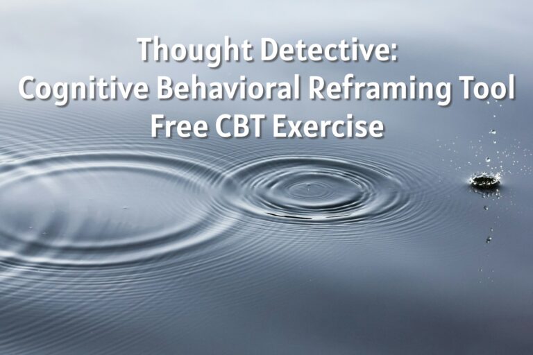 Cognitive Behavioral Reframing Tool